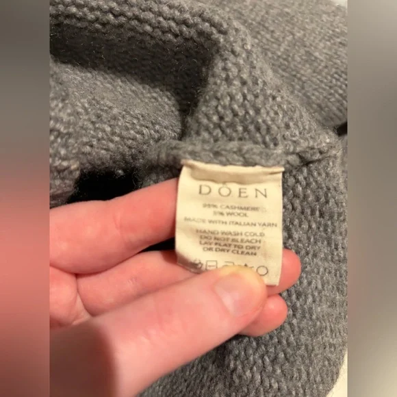 Doen Heirloom Geonna Sweater in Morning Mist - Picture 6 of 7